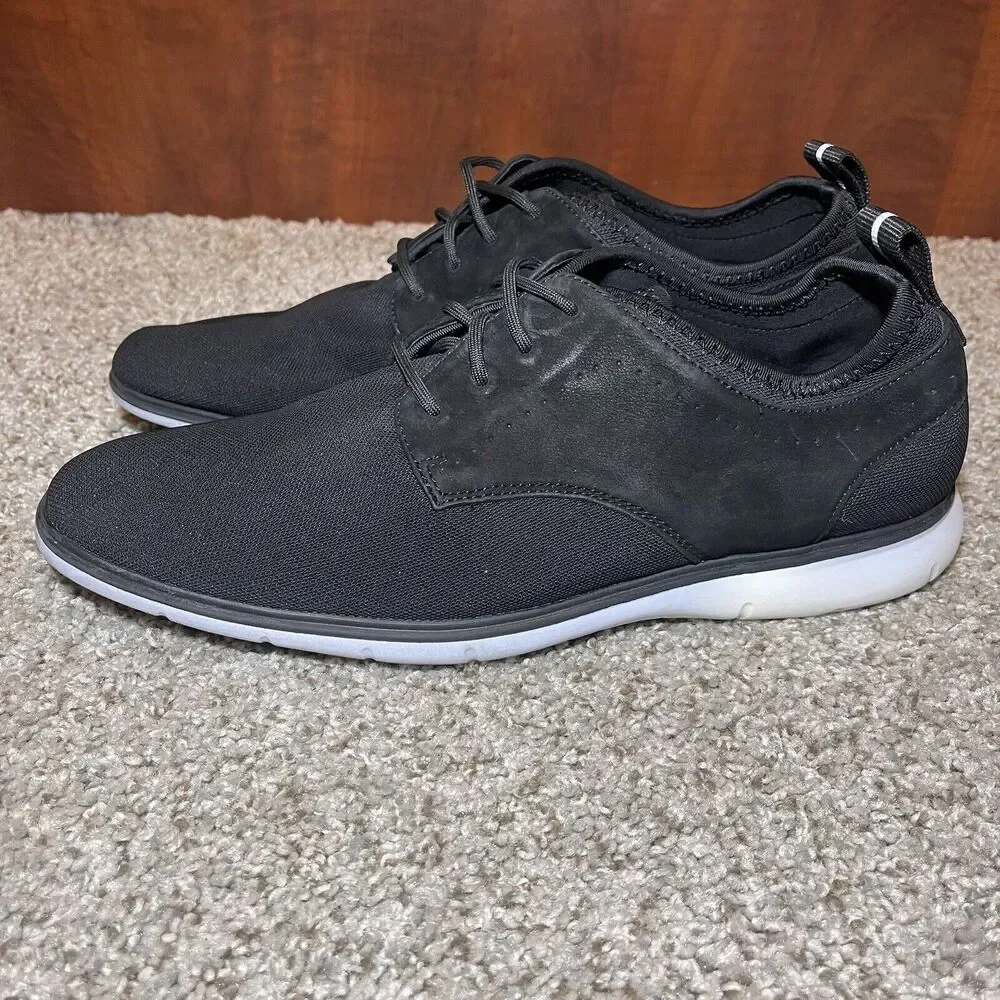 ASTON GREY VEENWEG OXFORD SHOES SIZE 9.5 BLACK
